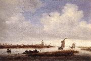 View of Deventer Seen from the North West Salomon van Ruysdael